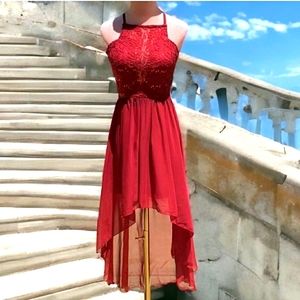 SPEECHLESS DRESS SIZE 3 LACE SEQUINS SPARKLY